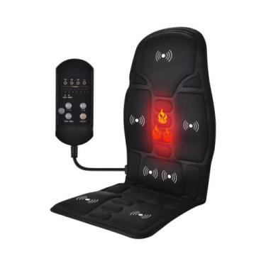 Imagem de Almofada Massageadora Elétrica Vibratória Aquecida Para Cadeira, Pesco