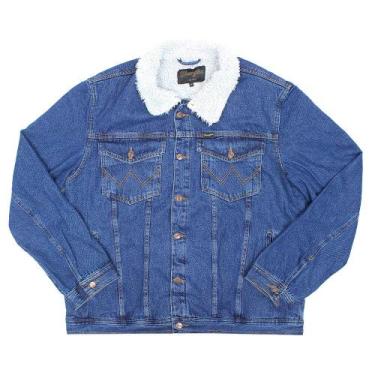 Imagem de Jaqueta Jeans Masculina com Pelúcia Wrangler 38342, XG3