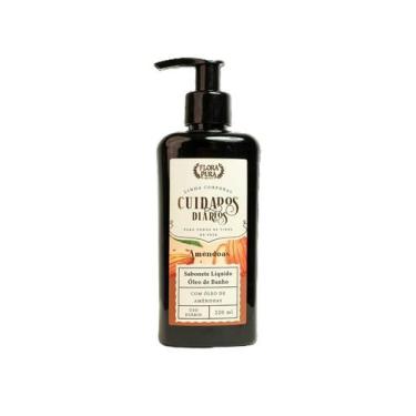 Imagem de Sabonete Líquido Óleo de Banho Amêndoas Flora Pura 220ml