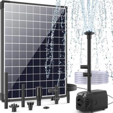 Imagem de Bomba Solar para Fonte de Água POPOSOAP 25W com Vazão Ajustável