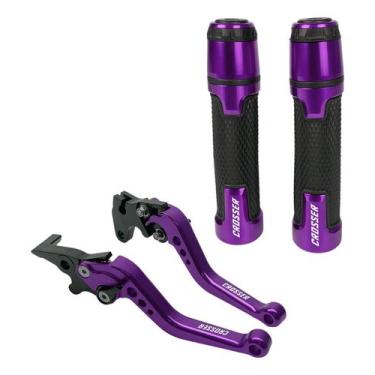 Imagem de Kit Manete Manopla Fazer 250 150 A Disco Gravado A Laser - Special Lin