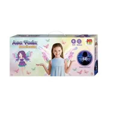 Imagem de Brinquedo Asas De Fada Com Led e Musica - DM Toys - DM BRASIL