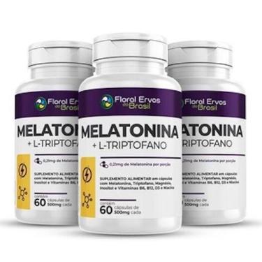 Imagem de Melato nina  Triptofano 180 Cápsulas 500 mg  Suplemento  Sono +  Vitam