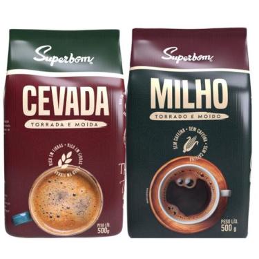 Imagem de Combo Superbom: Cevada Torrada 500g + Café de Milho 500g Natural e Sem