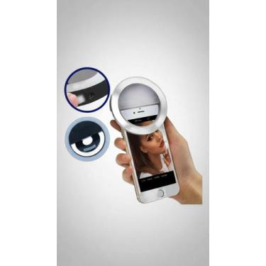 Imagem de Anel de Iluminacao Portatil para Smartphone 3 Niveis Brancos - Congrat