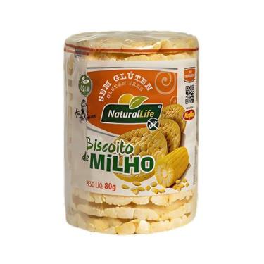 Imagem de Biscoito De Milho Sem Glúten Vegano - Natural Life 80g