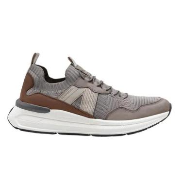 Imagem de Tênis Masculino Brad Ultra Light Knit Democrata, Cappuccino, 41
