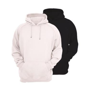 Imagem de Kit 2 Moletons Feminino Ragor Algodão Capuz Bolso Conforto-Feminino