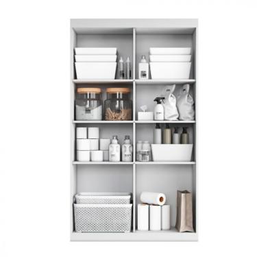 Imagem de Armário Aramóveis Multiuso Com 4 Portas - Branco