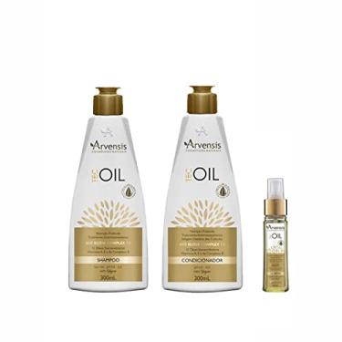 Imagem de Kit Arvensis Tec Oil Shampoo Condicionador Óleo
