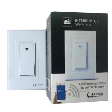 Imagem de Interruptor Wifi Simples 1 Teclas Lider