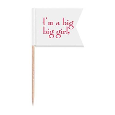 Imagem de Big Big World Art Deco Presente Fashion Palito Bandeiras Marcação de Rotulagem para Bolo Festa Prato de Queijo