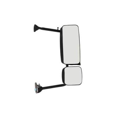 Imagem de ESPELHO RETROVISOR MANUAL LD DIREITO COM AUXILIAR MB 1933 2035 2040 2044 2533 2536 2540 2640 2644 2625 2628 2826 2831 3340 3344 4140 4144