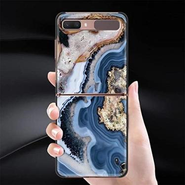 Imagem de Capa de telefone para Samsung Galaxy Z Flip 3 Capa para ZFlip 5G Capa preta Hard Shell Back Moda Luxo, B07, para Samsung Z Flip 5G