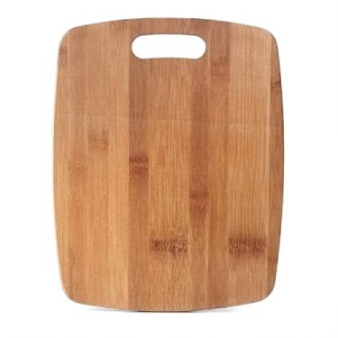Imagem de Tábua de Corte com Alça de Bambu 37,5X30X1CM Tyft