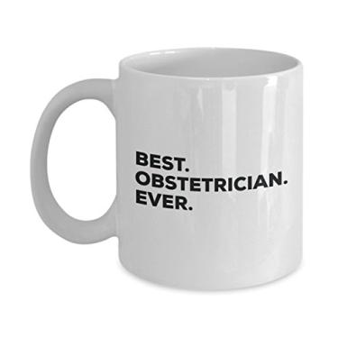 Imagem de Caneca Best Obstetrician ever – Caneca de café divertida – Thank You Apreciation For Christmas Birthday Holiday Ideias exclusivas de presente