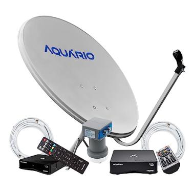 Imagem de Receptor Tv por Satélite completo com Antena 75cm e Lnbf com Cabo 15m