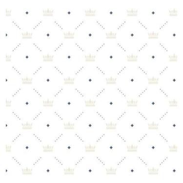 Imagem de Papel De Parede Ades. Baby Clean Coroas Douradas - 10M