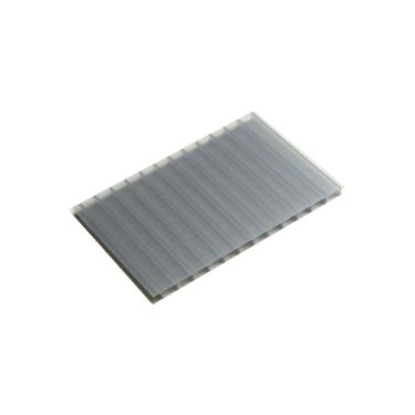 Imagem de Chapa Policarbonato Alveolar Cinza Refletivo 10mm 2,10m x 6m