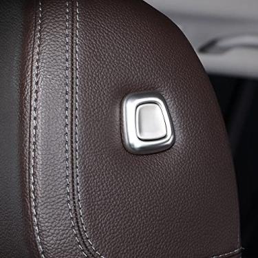 Imagem de Botão de encosto de cabeça para assento de carro chave decoração capa guarnição para Mercedes GLS X167 GLE W167 C167 Coupe Carbon 300d gle350 450 500e 53amg 63 acessórios interiores