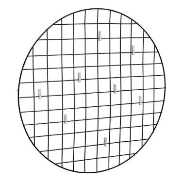 Imagem de Mesh Board - Tela Mural Redonda Para Fotos e Recados, Metaltru, Preto