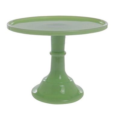 Imagem de Suporte para bolo de vidro Mosser – 25,4 cm – Jadeite