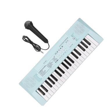 Imagem de Piano Eletrônico Com Teclado Eletrônico De 37 Teclas Com Mini Teclado Piano Instrumento Musical Eletrônico (Size : Blue)