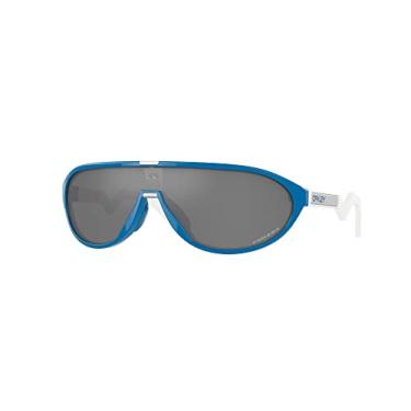 Imagem de Oakley Men's OO9467A CMDN Asian Fit Rectangular Sunglasses, Sapphire/Prizm Black, 33 mm