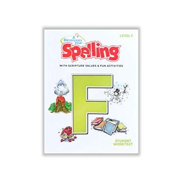 Imagem de Livro de exercícios para estudantes de ortografia da 6ª série Nível F da A Reason For - Livros de exercícios de prática para palavras, vocabulário e habilidades de compreensão - Livros de ajuda para