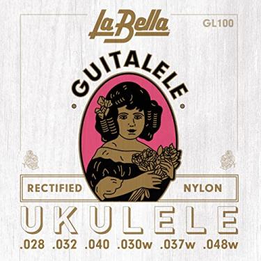 Imagem de La Bella Corda de guitarra Ukelele de nylon retificado GL100 Guitalele 28-48