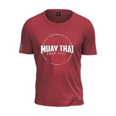 Imagem de Camiseta Muay Thai Circulo Shap Life Lutador Campeonato-Unissex