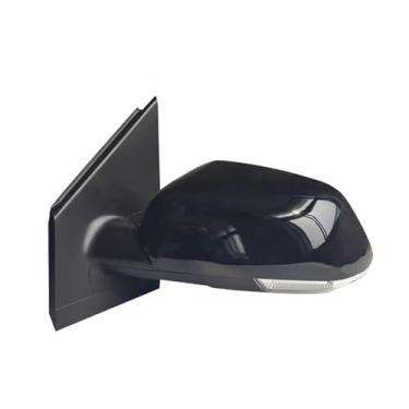 Imagem de Substituição do espelho lateral do motorista apto para Volkswagen VW Polo 2006-2010 Espelho retrovisor do carro conjunto do espelho retrovisor lateral ajuste manual, seta