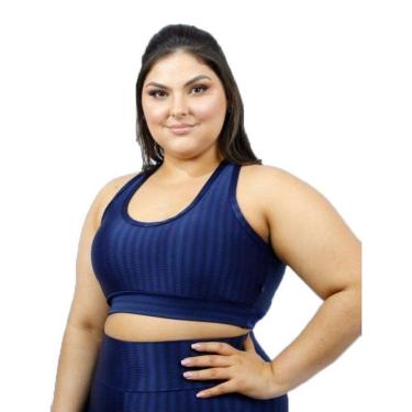 Imagem de Top Básico Fitness Plus Size G1 G2 G3 G4 Em Poliamida 3D WOLFOX-Feminino