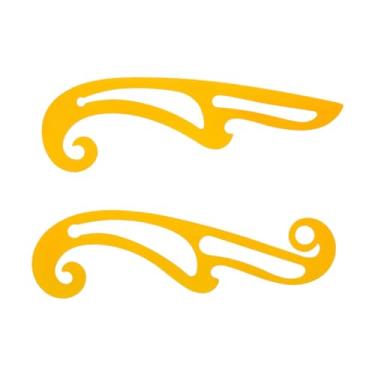 Imagem de kowaku Ferramenta de modelo de desenho de régua de curva francesa, ferramenta de modelo de quadrinhos, multifuncional para desenho arquitetônico de, estilo c