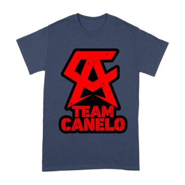 Imagem de Camiseta Team Canelo Alvarez Boxing Champion Supporter - Mostre seu orgulho de lutador, Azul marino, 5G