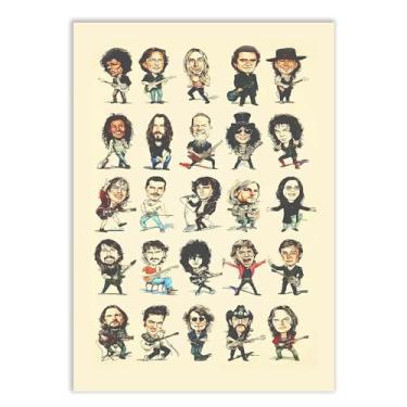 Imagem de Placas Decorativas Musica Violão Guitarra Rock Piano Varios Modelos Instrumentos Decoração Quarto Sala Escritório