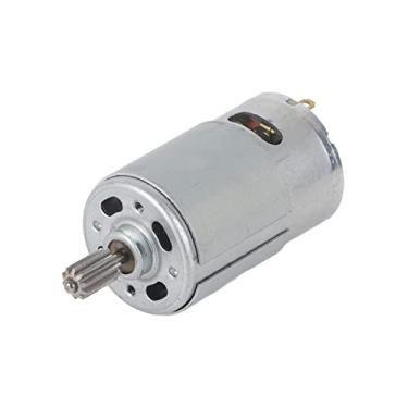 Imagem de BORDSTRACT 6V RS55 DC Controlador de velocidade do motor Motor de alta velocidade com cabeça de 2 dentes para brinquedos, veículos elétricos, carros de brinquedo, motocicletas (6V550-14000 rpm)
