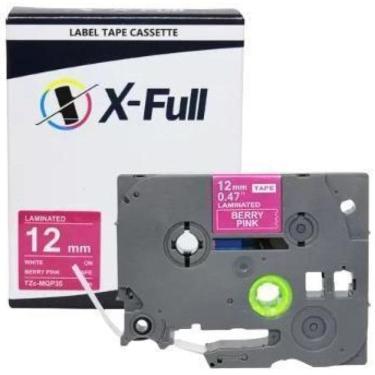 Imagem de Kit 5 Fita Compatível Brother Tze-Mqp35 Rosa 12 Mm
