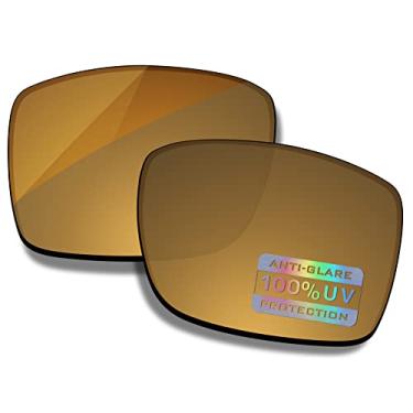 Imagem de Bowyer Lentes de reposição polarizadas para óculos de sol Oakley Gascan OO9014 - Bronze espelhado