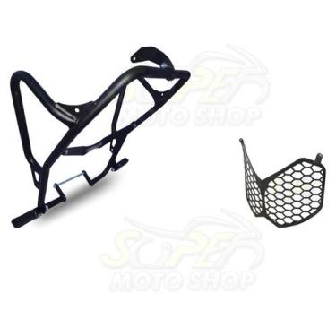 Imagem de Kit Protetor de Farol Coyote + Protetor de Motor e Carenagem Coyote Pr