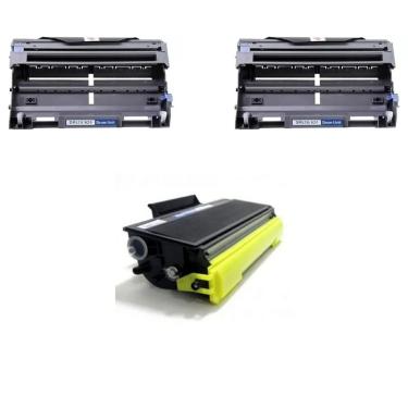Imagem de Kit 2x Cilindro Dr620 + 1 Toner Tn650 Dcp8080Dn Dcp8085 5350
