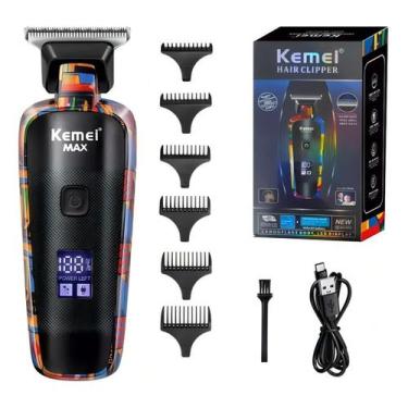 Imagem de Máquina de Acabamento Profissional Kemei MAX 5090 - Recarregável 110-2