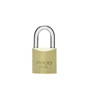 Imagem de Kit 4 Cadeado 25mm Pado mesmo segredos iguais mesma chave