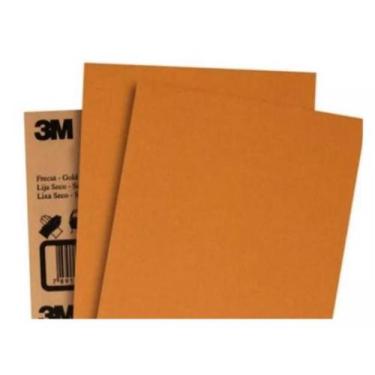 Imagem de Kit 50 lixa seco ouro 3m diversas gramaturas