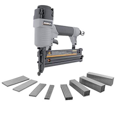 Imagem de NuMax S2118GWN Pneumático 2 em 1 18 Medidor Brad Nailer e Grampeador com Fechos (4000 contagens)