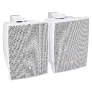 Imagem de Par de Caixas de Som Acústicas JBL C621 Passiva 100W Rms, Branco