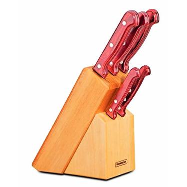 Imagem de JOGO FACAS INOX 6PC POLYWOOD VER