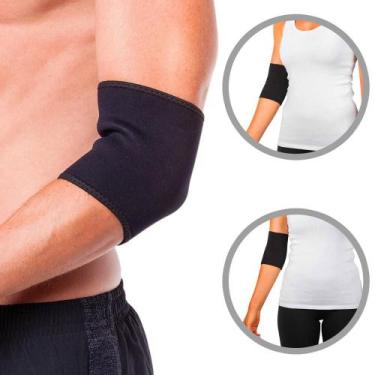 Imagem de Protetor de Cotovelo Compressão Elástica Neoprene Esportiva - Dortler,