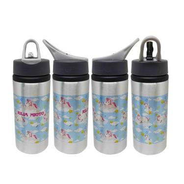 Imagem de Squeeze Garrafinha Personalizado Mimo Unicórnio Nas Nuvens - GMH Prod.