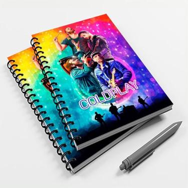 Imagem de Caderno Universitário 96 fls Rock Coldplay - Premium